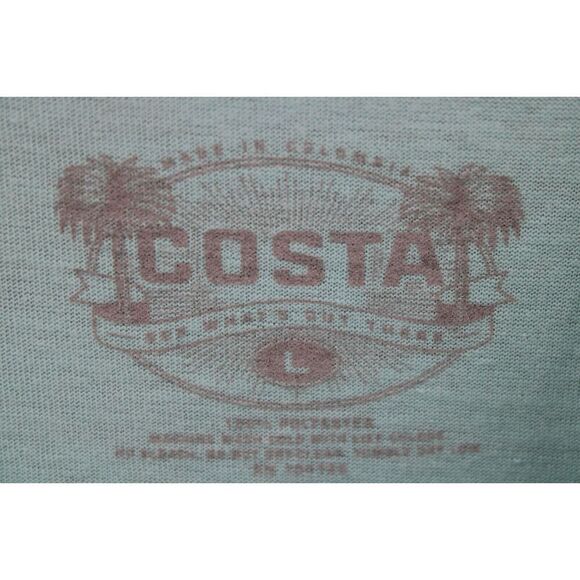 Costa Fishing large light blue t-shirt New - Picture 6 of 6